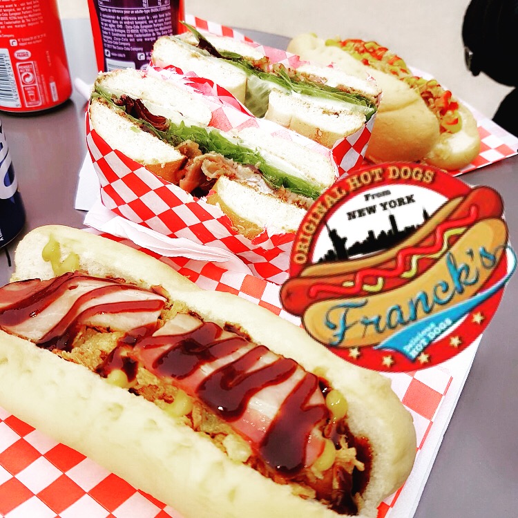 Hot dog, bagel , nachos recettes new-yorkaise